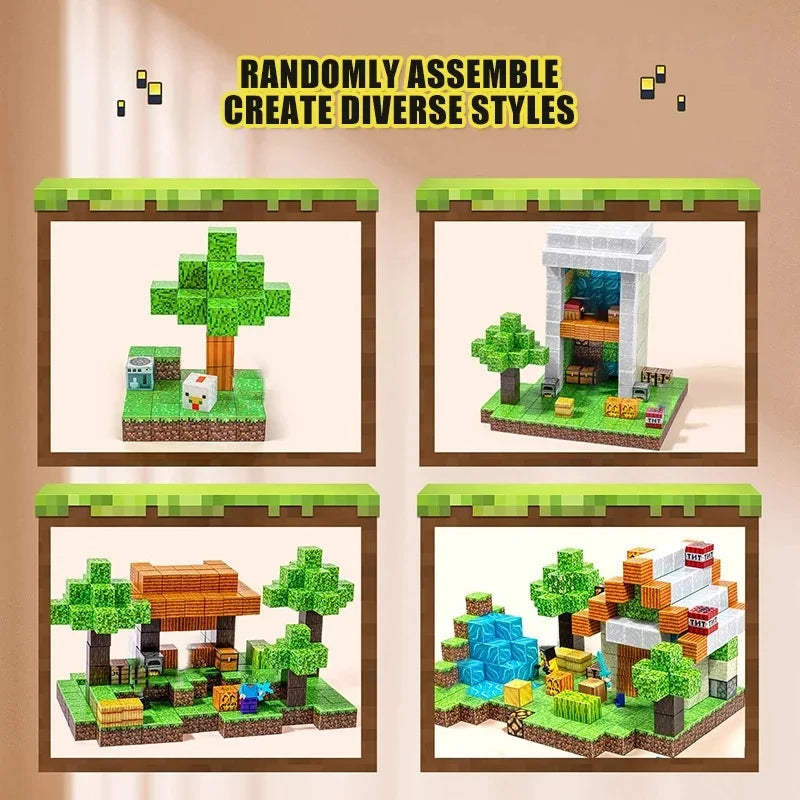 Coffret de Construction Magnétique – Big TNT Storage Box "Mine Magnet World"