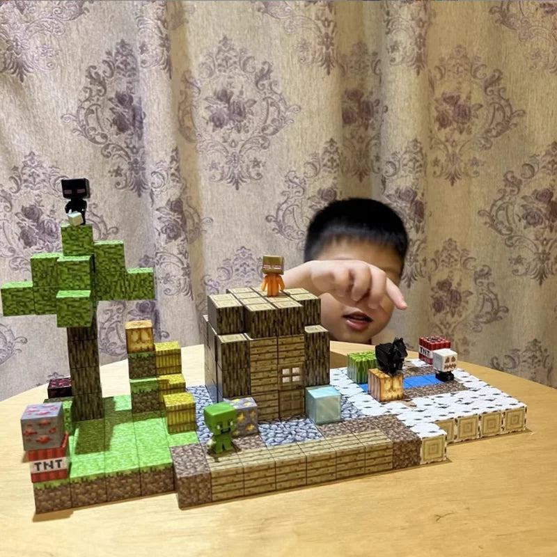 Blocs de Construction Magnétiques – 50 à 300 Pièces Mine Magnet World