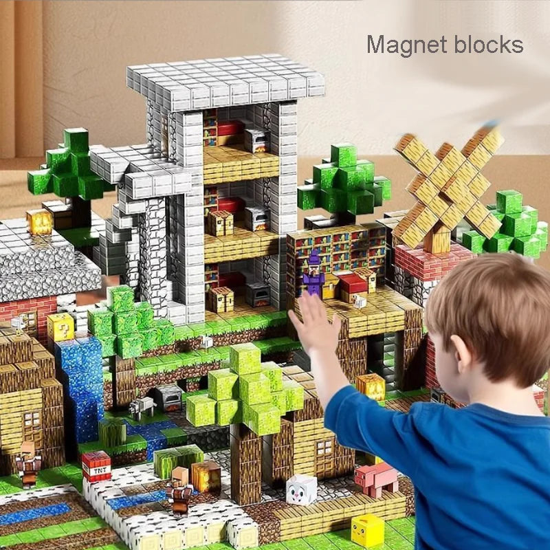 Coffret 100 Pièces – Blocs de Construction Magnétiques pour Enfants