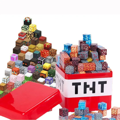 Coffret de Construction Magnétique – Big TNT Storage Box "Mine Magnet World"