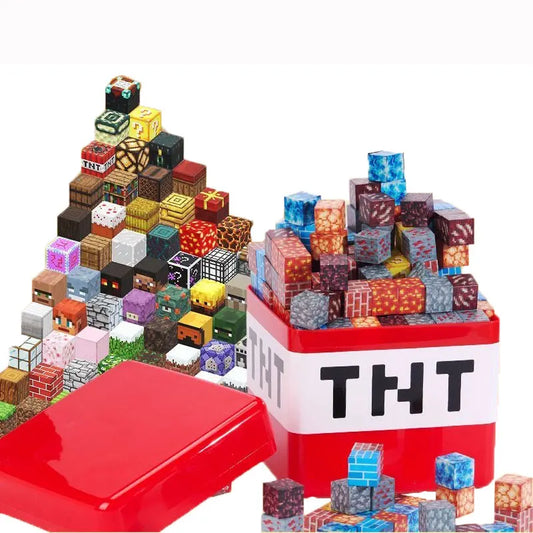Coffret de Construction Magnétique – Big TNT Storage Box "Mine Magnet World"