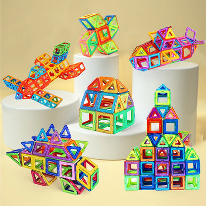Blocs de Construction Magnétiques – Grandes et Petites Tailles