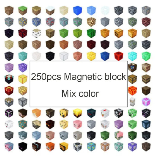 Blocs de Construction Magnétiques – 50 à 300 Pièces Mine Magnet World